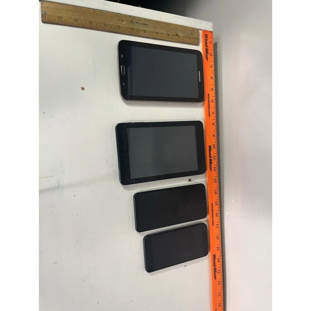 Lot of 4 Tablets & Smartphones Samsung Nexus AllDayMall Untested AS IS